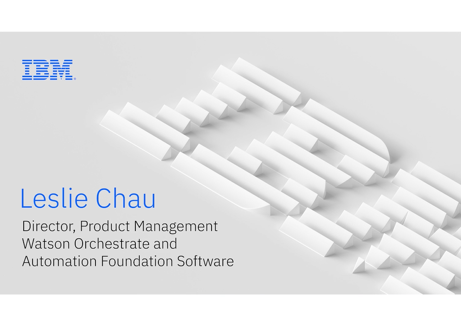 Leslie Chau, IBM: AI & Automation – Creating the Workforce of the Future